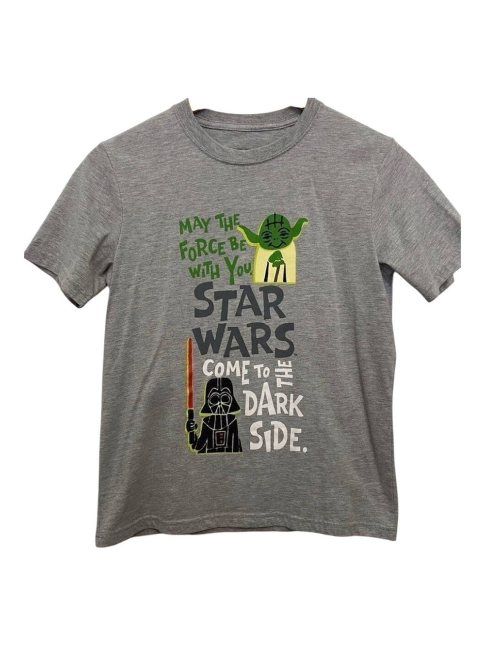 STAR Wars tee Yoda Dart Vader medium